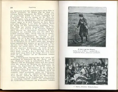 Hessen Main Kinzig Wetterau Rhön Vogelsberg Club Wanderbuch 1910