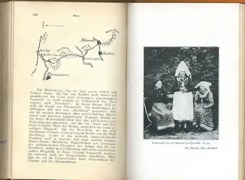 Hessen Main Kinzig Wetterau Rhön Vogelsberg Club Wanderbuch 1910
