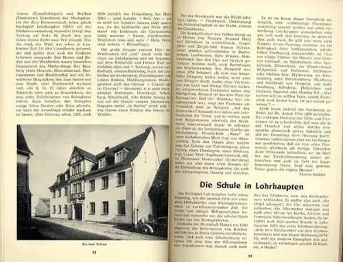 Main Kinzig Spessart 900 Jahre Lohrhaupten Geschichte Chronik Festschrift 195