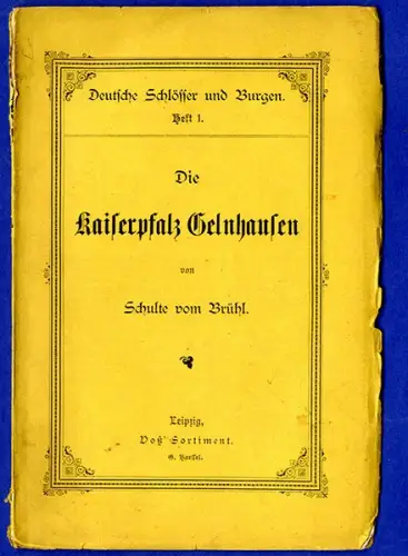 Hessen Main Kinzig Kaiserpfalz Gelnhausen Geschichte Architektur Baukunst 1880
