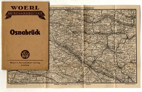 Niedersachsen Osnabrück Detmold Stadt Geschichte Verkehr Reiseführer 1925