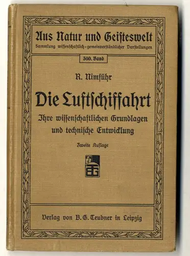Luftfahrt Geschichte Ballon Flug Zeppelin Technik Luftschiffahrt Handbuch 1911
