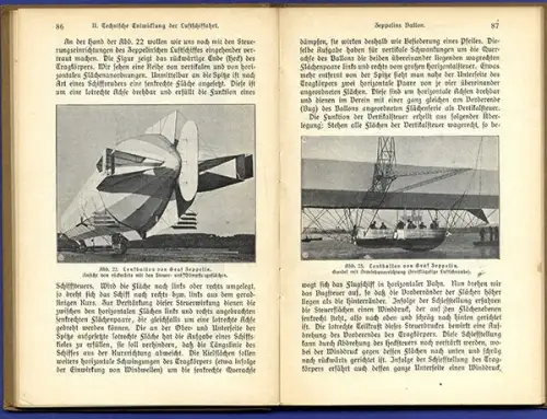 Luftfahrt Geschichte Ballon Flug Zeppelin Technik Luftschiffahrt Handbuch 1911