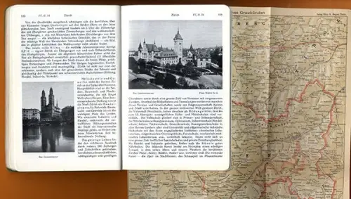 Schweiz Alpen Tessin Wallis Comer See Zürich llustrierter Reiseführer 1914