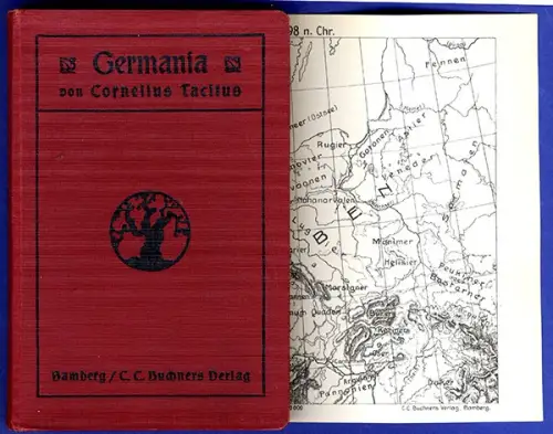 Antike Germanen Kultur Stämme Religion Kleidung Waffen nach Tacitus Buch 1927