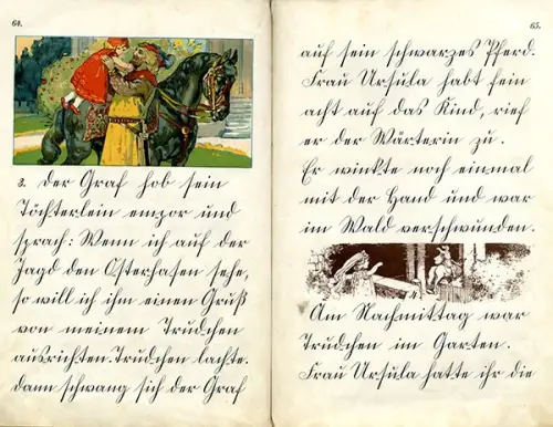 Schweiz Zürich Schule Pädagogik Reform Fibel Kinder Lesebuch illustriert um 1915