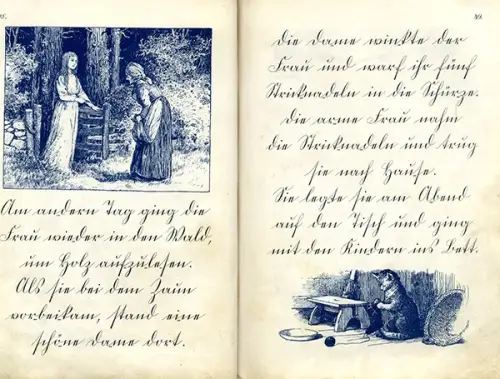 Schweiz Zürich Schule Pädagogik Reform Fibel Kinder Lesebuch illustriert um 1915