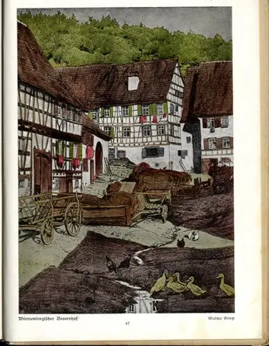 Kunst Grafik Jugendstil Münchner Jugend Stadt und Land Viertes Kinderbuch 1909