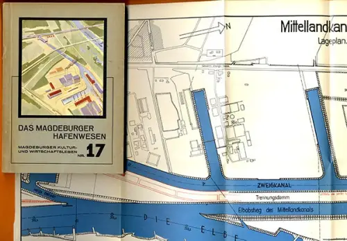 Sachsen Anhalt Magdeburg Elbe Hafen Schiffahrt Verkehr Wirtschaft Buch 1938