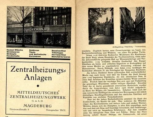 Magdeburg Elbe Stadt Geschichte Wirtschaft Politik Architektur Chronik 1931