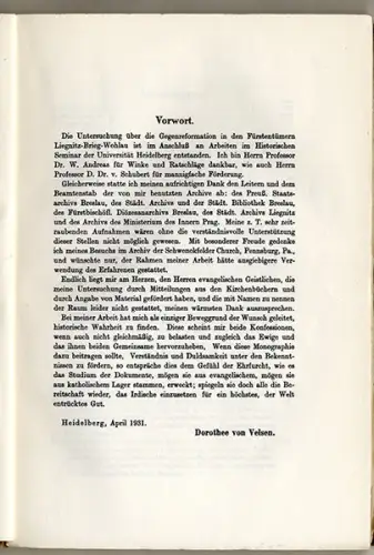 Schlesien Kirchen Geschichte Gegen Reformation Liegnitz Brieg Wohlau Buch 1931