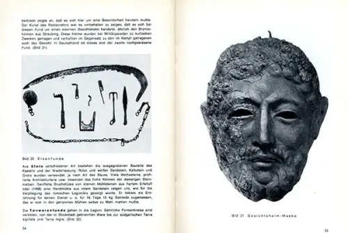 Bayern Mainfranken Limes Archäologie Stockstadt Römer Burg Kastell Buch 1968