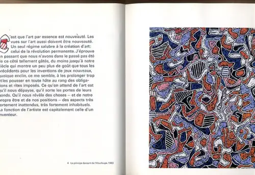 Basel Kunst Aktion abstrakt Jean Dubuffet Art Brut Katalog Ausstellung 1967