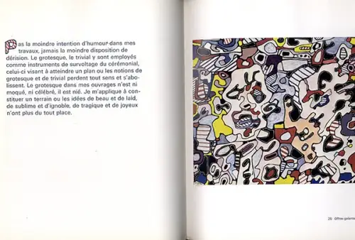 Basel Kunst Aktion abstrakt Jean Dubuffet Art Brut Katalog Ausstellung 1967