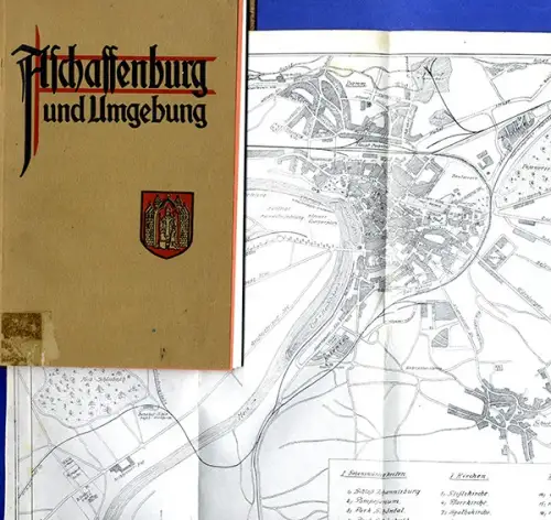 Bayern Main Aschaffenburg Stadt Geschichte Verkehr Werbung Reklame 1926