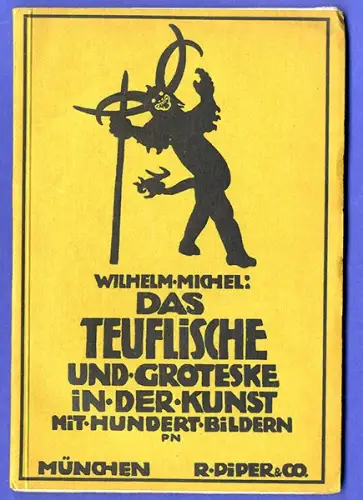 Teufel Belzebub Dämonen Tod Groteske Darstellung in Kunst und Grafik Buch 1911