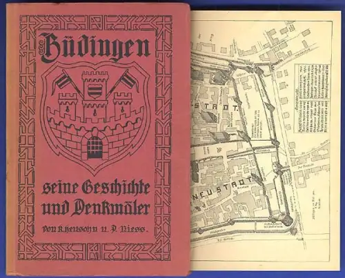 Hessen Mittelalter Büdingen Stadt Geschichte Baukunst Heimatbuch 1927