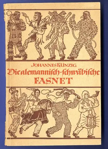 Baden Schwaben Volkskunde Alemannische Fastnacht Trachten Aberglaube Buch 1950