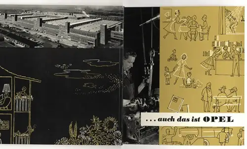 Auto Industrie Opel Werk Rüsselsheim Geschichte Entwicklung Bildband 1959