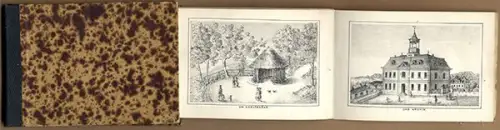 Hessen Dillenburg Schloss Gefängnis Bahnhof Leporello 20 Bilder Album um 1876