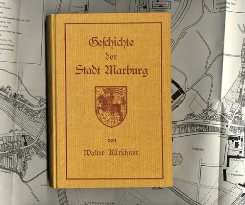 Hessen Marburg Stadt Geschichte Mittelalter Chronik Heimatbuch 1935