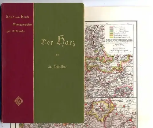 Harz Brocken Bode Goslar Halberstadt Heimat Geschichte Volkskunde Buch 1901