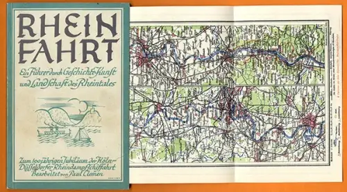 100 Jahre Köln Düsseldorfer Dampf Schiffahrt Rhein Reise Verkehrsbuch 1926