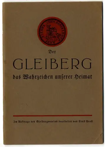 Hessen Gießen Mittelalter Burg und Dorf Gleiberg Geschichte Heimatbuch 1937