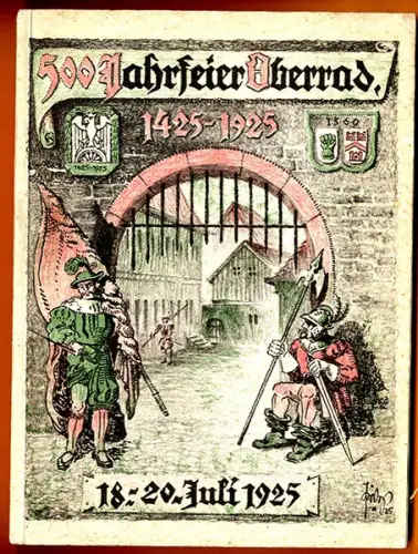 Hessen Main Frankfurt 500 Jahre Oberrad Familien Geschichte Festschrift 1925