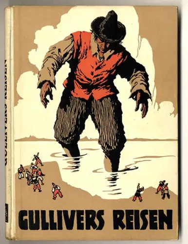 Weltliteratur Märchen Gullivers Reisen altes Kinderbuch mit Bildern 1921