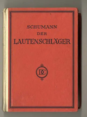 Musik Deutsches Volkslieder Buch Text und Noten für Laute und Gitarre 1911