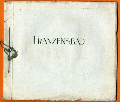 Böhmen Sudeten Franzensbad Aquarelle Jaroslav Setelik Kunst Grafik Mappe 1920