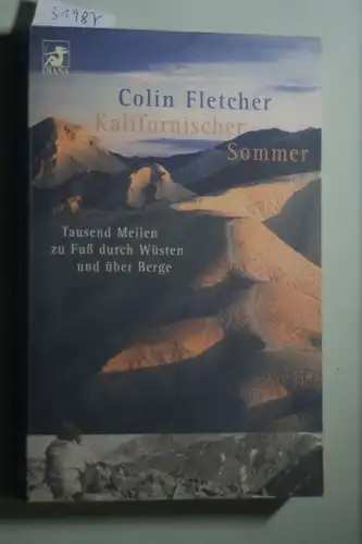 Fletcher, Colin: Kalifornischer Sommer