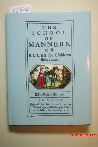 Albert Museum, Victoria: The School of Manners or Rules for Childrens Behaviour.