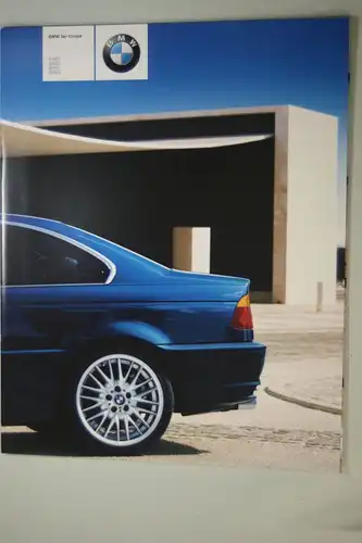 BMW: BMW 3er Coupé. 318ci, 320ci, 325ci, 330ci. 8 Seiten Prospekt 2000