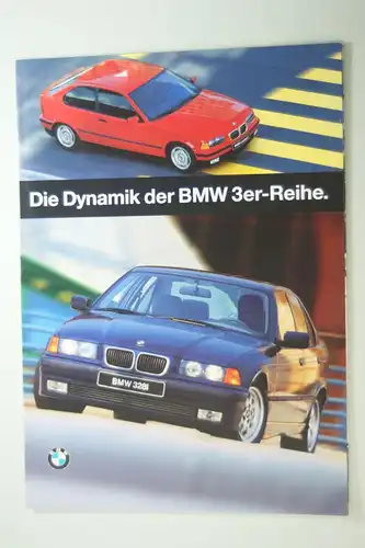 BMW: Prospekt BMW Die Dynamik der BMW 3er-Reihe 1996