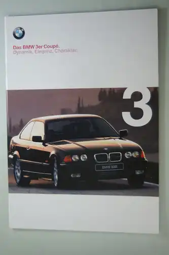 BMW: Prospekt Das BMW 3er Coupe 02/1998