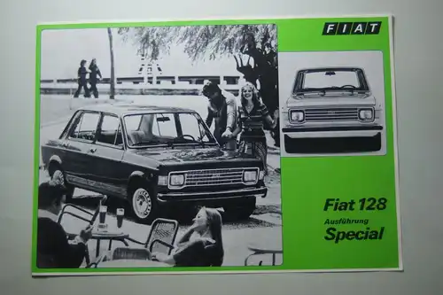 Fiat: Prospekt Fiat 128 Special