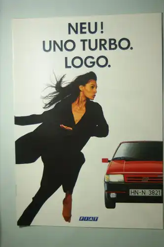 Fiat: Prospekt Fiat Uno Turbo 1990