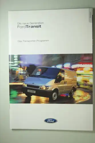 Ford: Prospekt Ford Transit Das Transporterprogramm 02.2001