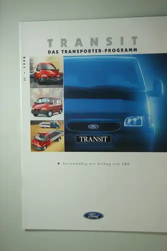 Ford: Prospekt Ford Transit Das Transport-Programm 08/98
