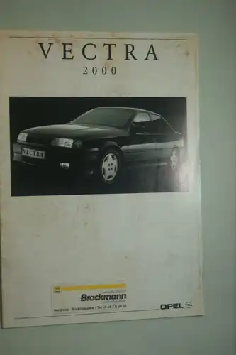 Opel: Prospekt Opel Vectra 2000 08/1991