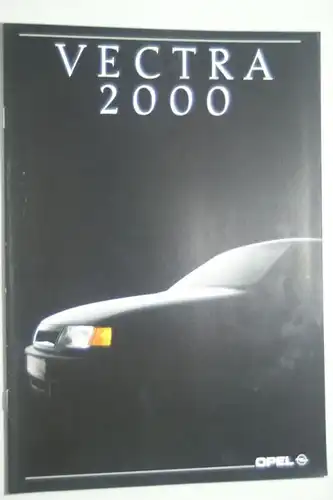 Opel: Prospekt Opel Vectra 2000 09/1989