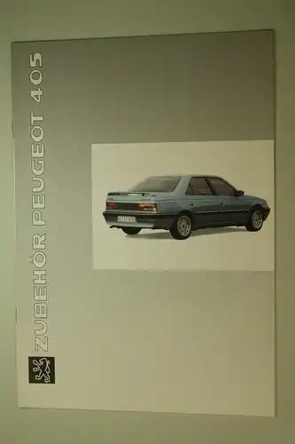 Peugeot: Prospekt Peugeot 405 Zubehör aus den 1990igern