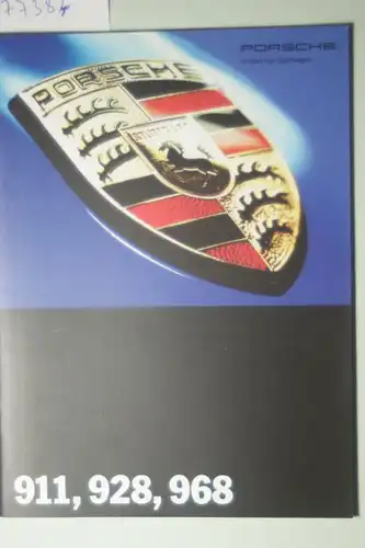 Porsche: A5 Prospekt Porsche 1993