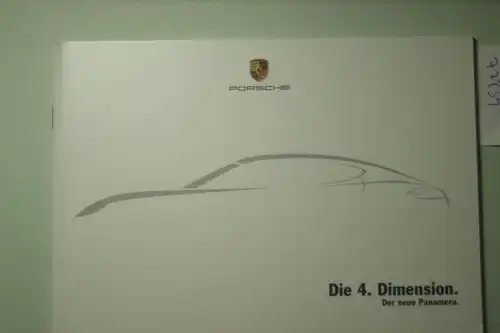 Porsche: A5 Prospekt Porsche Die 4. Dimension Der neue Panama 2008