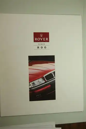 Rover: Prospekt Rover Serie 800