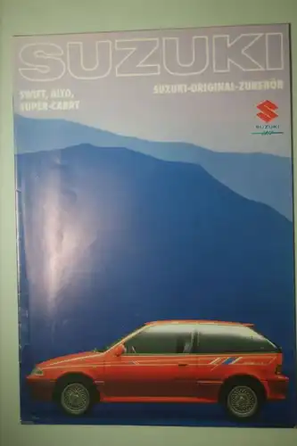 Suzuki: Zubehör Suzuki Swift, Alto, Super-Carry aus den 1980igern