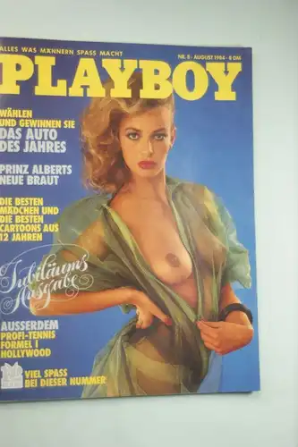 Hugh, Marston Hefner und Diverse : Playboy Magazin August 1984 Zeitschrift Original Deutsche Ausgabe 8/1984 PATRIZIA PELLEGRINO KATRIN FETT