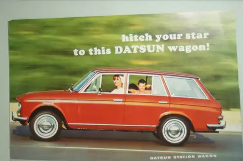 Datsun: Faltblatt Datsun Station Wagon aus den 1960igern